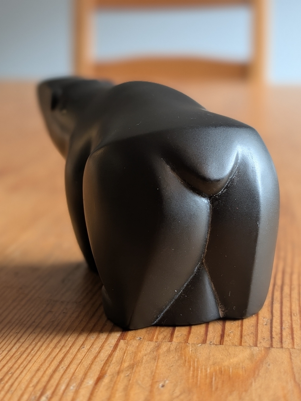 Vintage Black Bear BOMA Figurine Decorative Statue - Resin